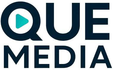QUE Media - Ottawa short-form video agency logo